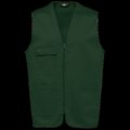 Chaleco polialgodón multibolsillos Forest Green S