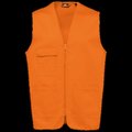 Chaleco polialgodón multibolsillos Orange XXL