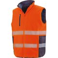 Chaleco Reversible Alta Visibilidad Fluorescent Orange / Navy XL