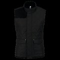 Chaleco rombos acolchado mujer Black M