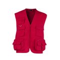 Chaleco safari multibolsillos Roj XL