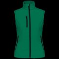 Chaleco sofshell mujer impermeable Kelly Green Xxl