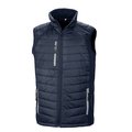Chaleco Softshell acolchado reciclado Navy / Grey M