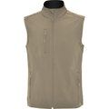 Chaleco softshell cremallera y forro polar Arena Oscuro S