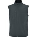 Chaleco softshell cremallera y forro polar Plomo Oscuro Xs