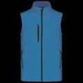 Chaleco softshell hombre impermeable Aqua Blue M