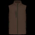 Chaleco softshell hombre impermeable Chocolate 4Xl