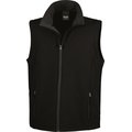 Chaleco Softshell hombre resistente al agua Black / Black S