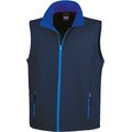 Chaleco Softshell hombre resistente al agua Navy / Royal 4XL