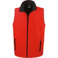 Chaleco Softshell hombre resistente al agua Red / Black Xxl