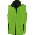 Chaleco Softshell hombre resistente al agua Vivid Green / Black 4XL