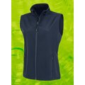 Chaleco softshell reciclado para mujer Navy S