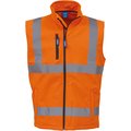 Chaleco Softshell con reflectante Hi Vis Orange Xxl