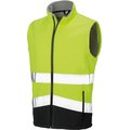 Chaleco Softshell Reflectante Impermeable Fluorescent Yellow / Black Xxl