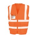 Chaleco tiras reflectantes Fluorescent Orange S