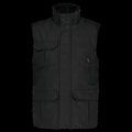 Chaleco de trabajo de poliéster Black 4XL