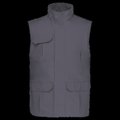 Chaleco de trabajo de poliéster Convoy Grey 3Xl