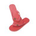 Chanclas de colores con banderita brasileña Roj Muj