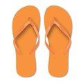 Chanclas Playa PE en 2 Tallas Naranja M