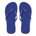 Chanclas de playa con tira Azul
