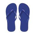 Chanclas de playa con tiras PVC Azul