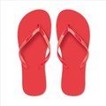 Chanclas de playa con tiras PVC talla M Rojo