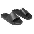 Chanclas unisex con tira en empeine talla 44-45 Negro