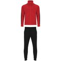 Chándal con Puños, Cremallera y Bolsillos Rojo/Negro 12