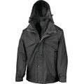 Chaqueta 3 en 1 impermeable Black XL