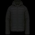 Chaqueta acolchada con capucha infantil Black 8/10 Ans