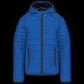 Chaqueta acolchada con capucha infantil Light Royal Blue 12/14 ans