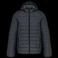 Chaqueta acolchada con capucha Marl Dark Grey L