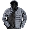 Chaqueta acolchada cortavientos hidrófuga Frost grey / Black S