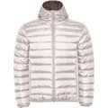 Chaqueta Acolchada Hombre con Capucha Blanco Vintage 2Xl