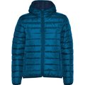 Chaqueta Acolchada Mujer con Capucha Azul Luz De Luna 2Xl