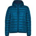 Chaqueta Acolchada Mujer con Capucha Azul Luz De Luna M