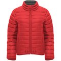Chaqueta Acolchada de Mujer Rojo L