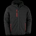 Chaqueta acolchada reciclada Black / Red Xxl