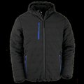 Chaqueta acolchada reciclada Black / Royal 3XL