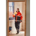 Chaqueta alta visibilidad impermeable con capucha Hi Vis Orange / Navy 3Xl