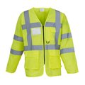 Chaqueta alta visibilidad con tiras reflectantes Hi Vis Yellow Xl