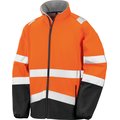 Chaqueta  Alta Visibilidas Softshell Fluorescent Orange / Black 3XL