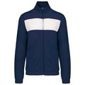 Chaqueta de chándal bicolor Sporty Navy / White 4XL