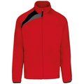 Chaqueta de chándal niño poliéster Sporty red/Black/Storm grey 8/10 ans