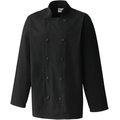 Chaqueta de cocina cierre cruzado Black XXL