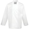Chaqueta de cocina cierre cruzado White S