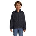 Chaqueta Cortavientos Niño Impermeable con Capucha Azul Mar 3Xl