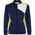 Chaqueta deportiva con cremallera y bolsillos laterales AMARILLO/MARINO 14