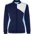 Chaqueta deportiva con cremallera y bolsillos laterales Celeste/Marino Xl