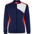Chaqueta deportiva con cremallera y bolsillos laterales Rojo/Marino 3Xl